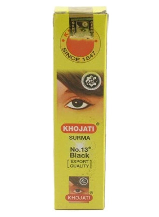 Khojati Surma No.13 Black – Original Traditional Eye Kohl - Image 1